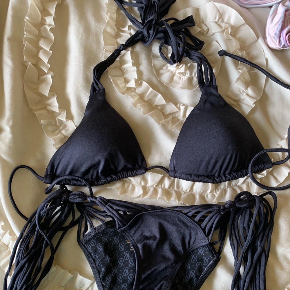Sexy Victoria secret black bikini
